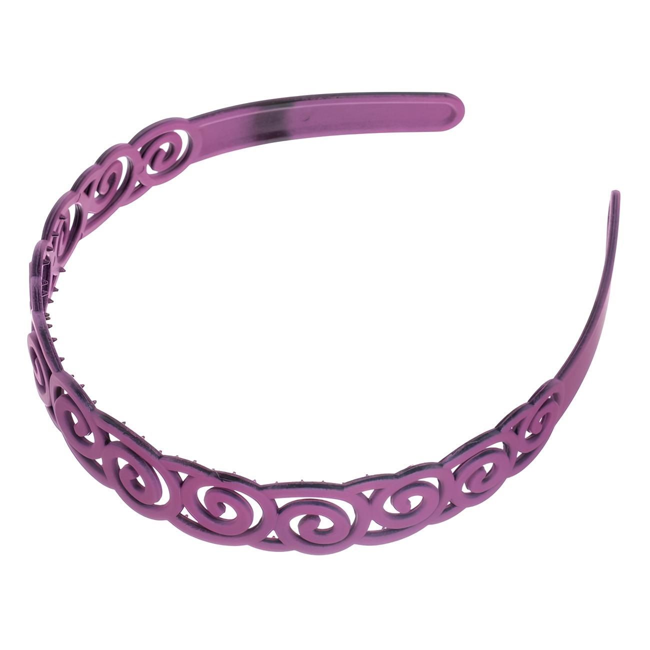 Ободок для волос Province-Emily вензеля пластиковый 2,5 см