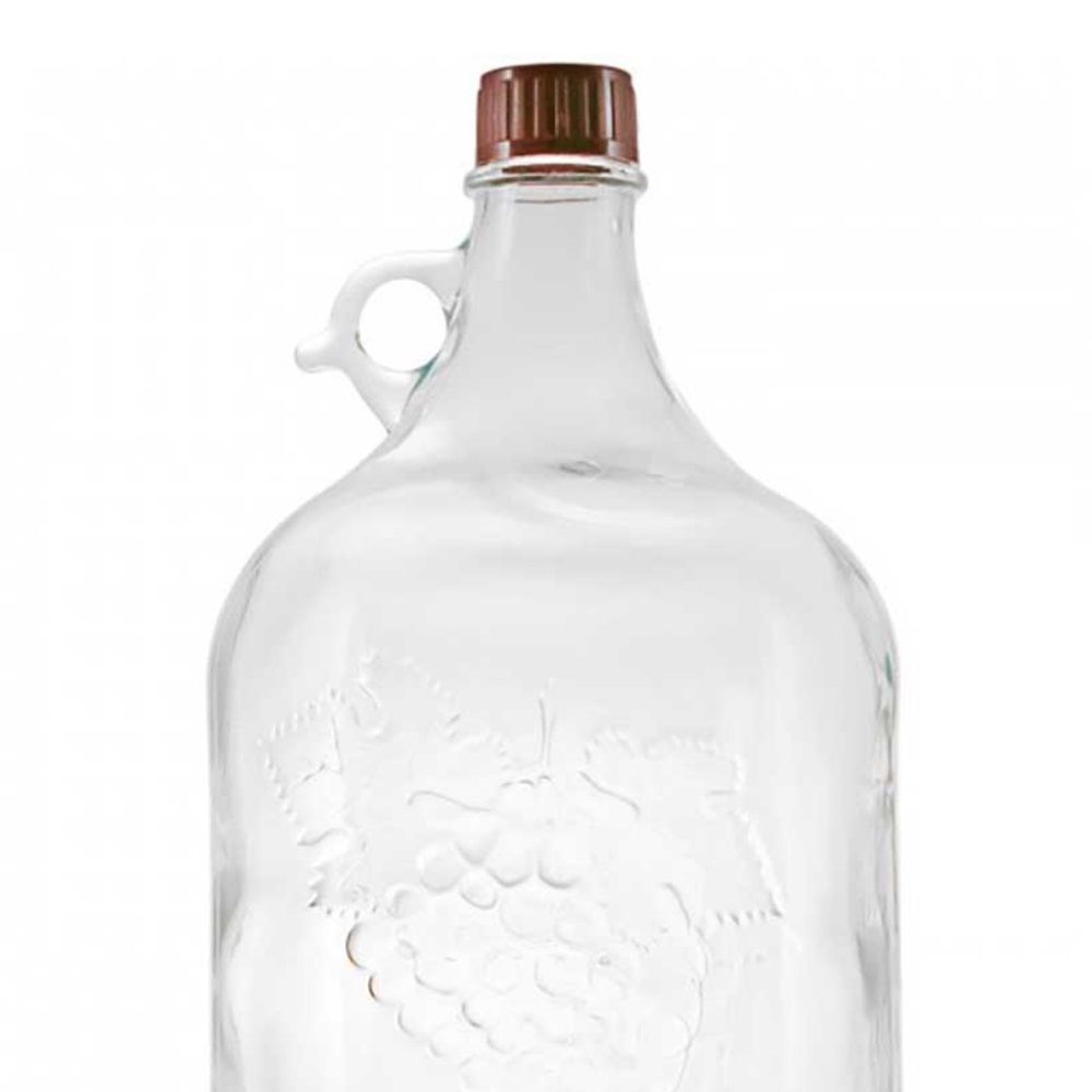 Бутыль стеклянная 5 л Лоза с крышкой и ручкой