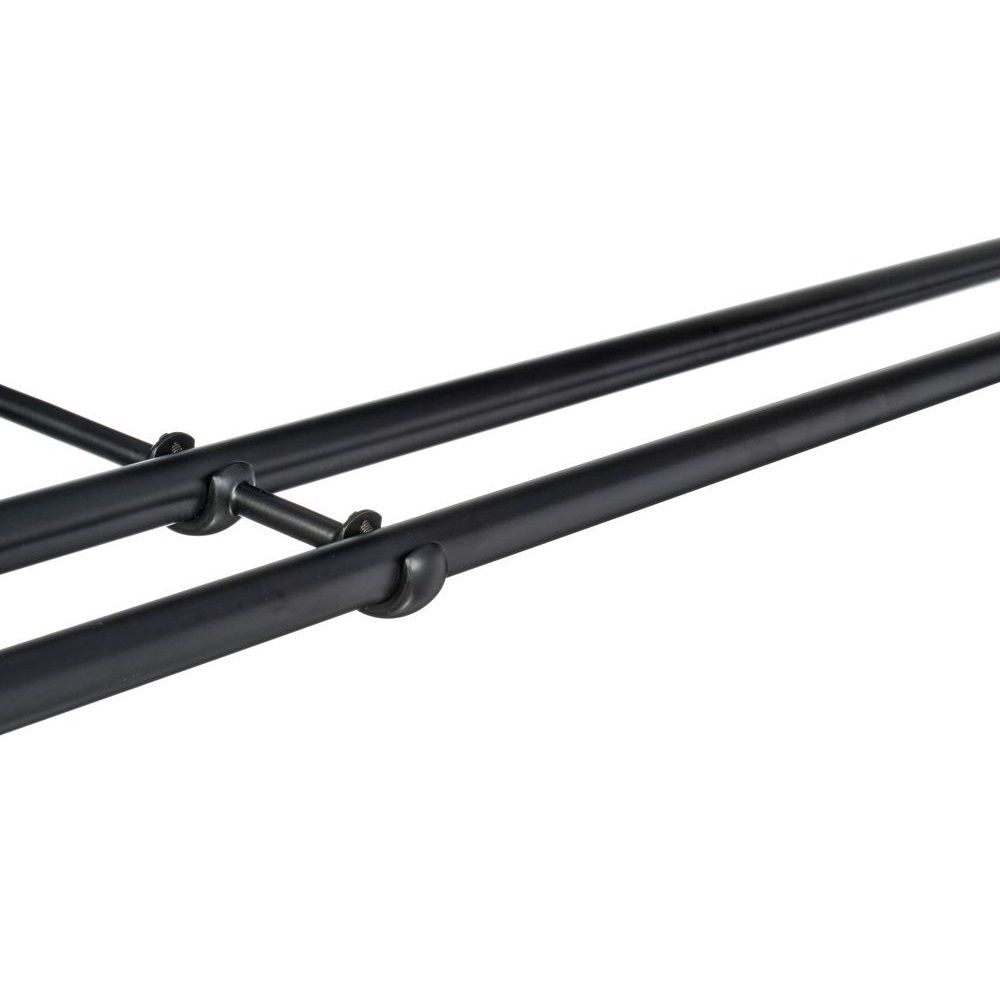 Карниз двухрядный Renome-10 d19 мм 200 см черный многогранник