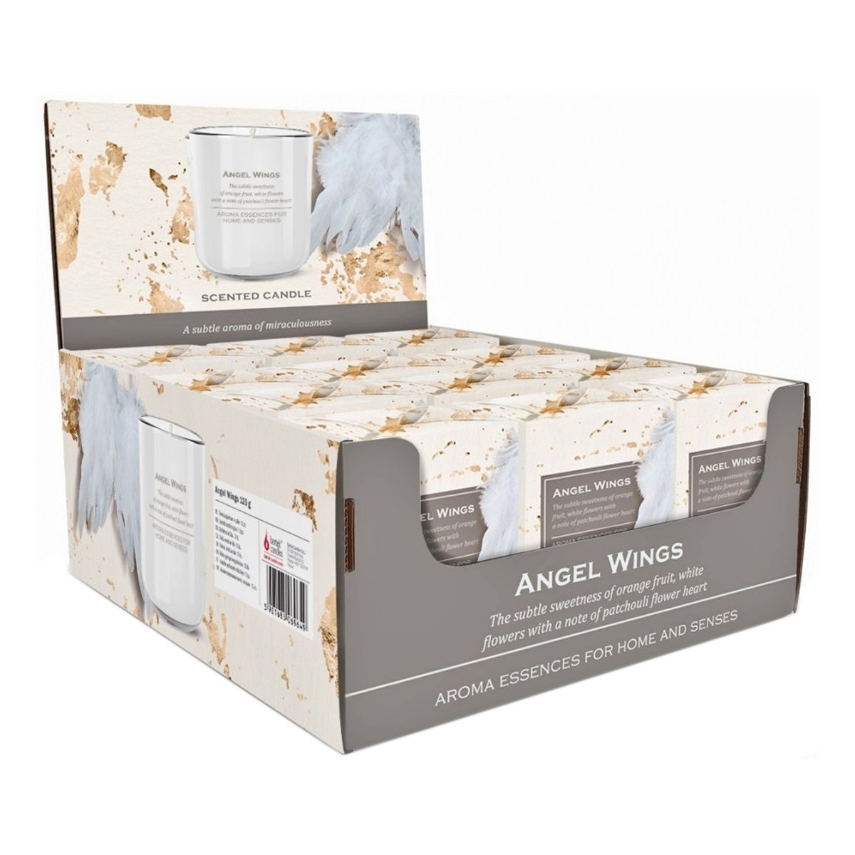 Свеча ароматизированная в стакане Bartek Ангельские крылья 150 г
