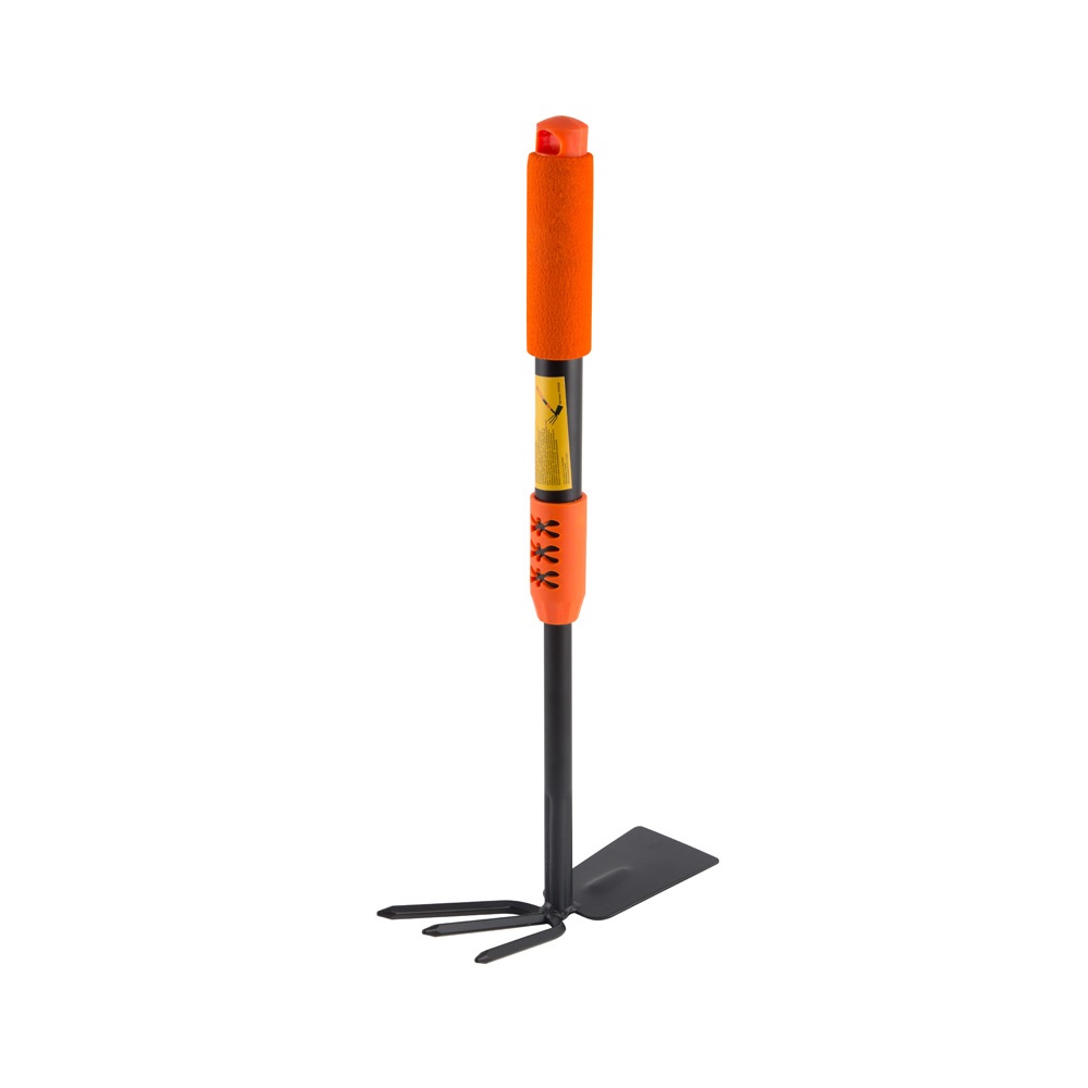 Рыхлитель комбинированные 3-зубый/мотыжка Park HG3550-E поролоновая ручка оранжевая