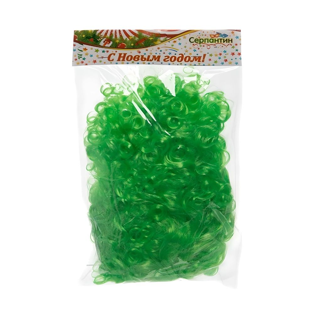 Парик карнавальный Афро кудри салатовый