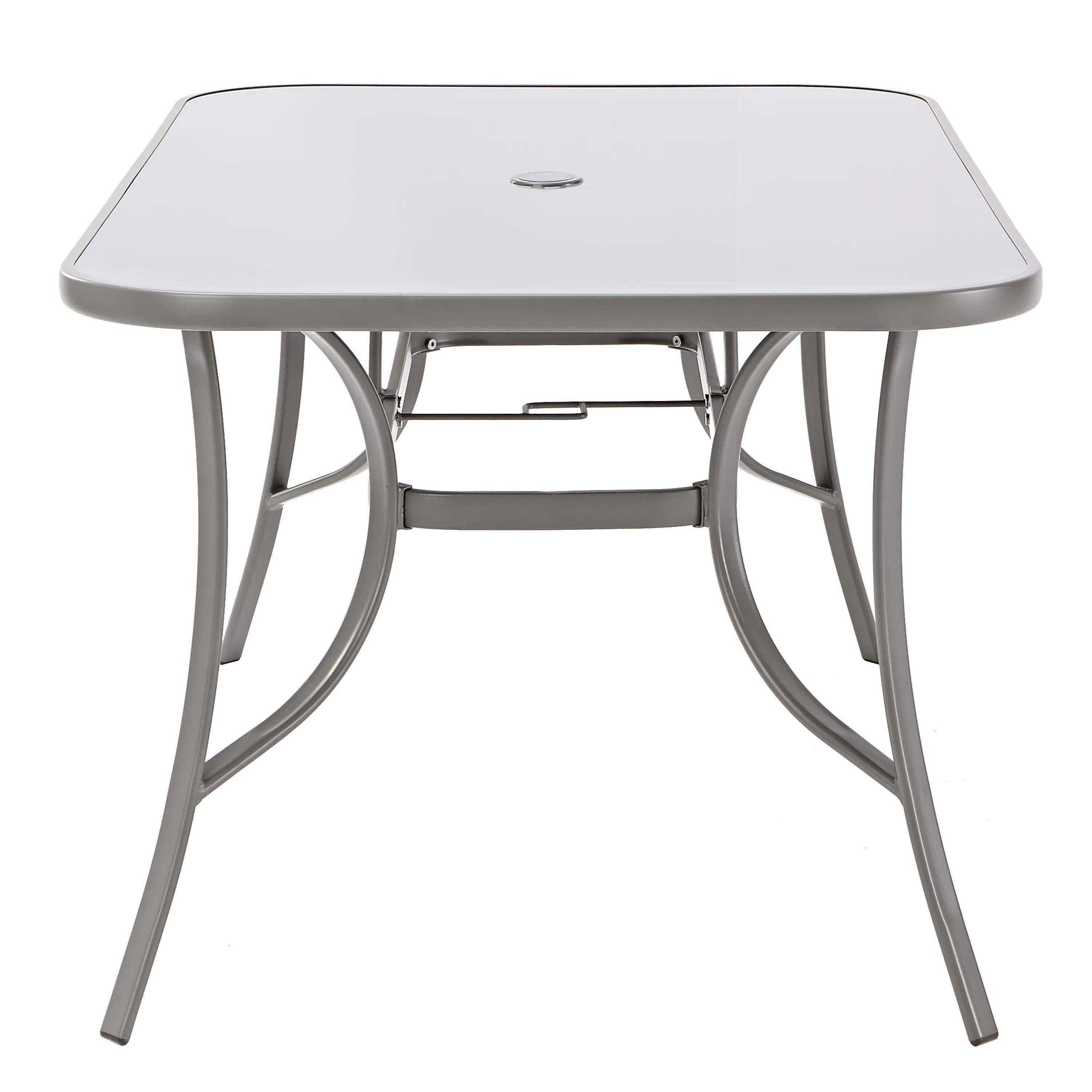 Стол Nolita 150х72х90 см закаленное стекло серый 10922-0009-3