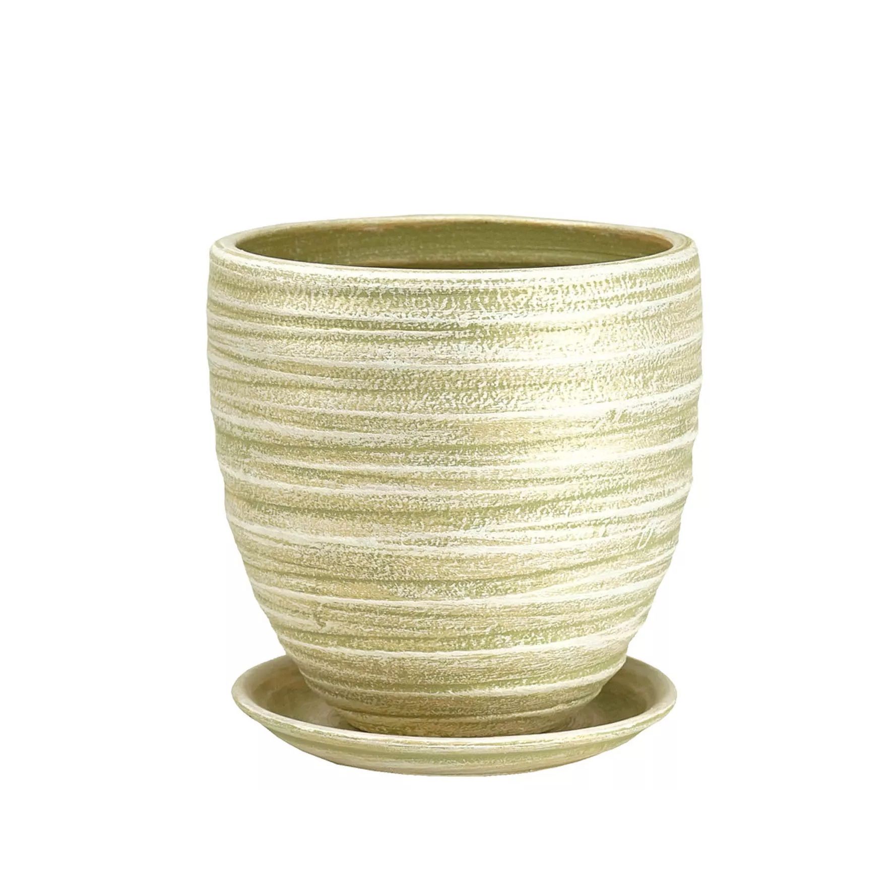 Горшок цветочный Бутон Модерн оливка 20 см 55-124