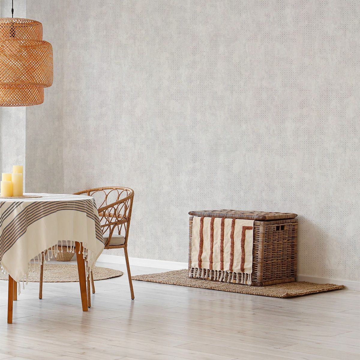 Обои Аспект Кайра 70671-56 серые кожа 1,06х10,05 м