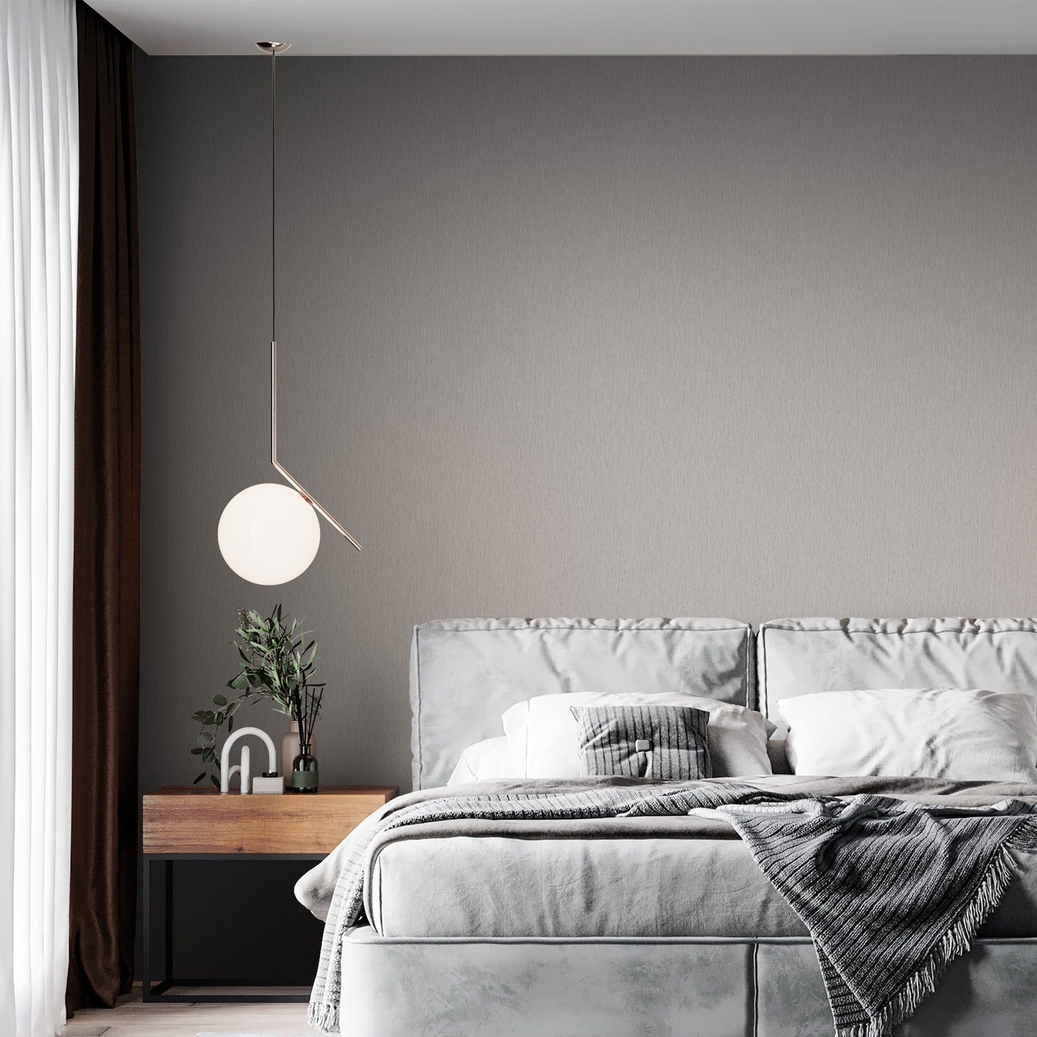 Обои 8900-16 WallSecret 1,06х10,05 м Artique фон серый