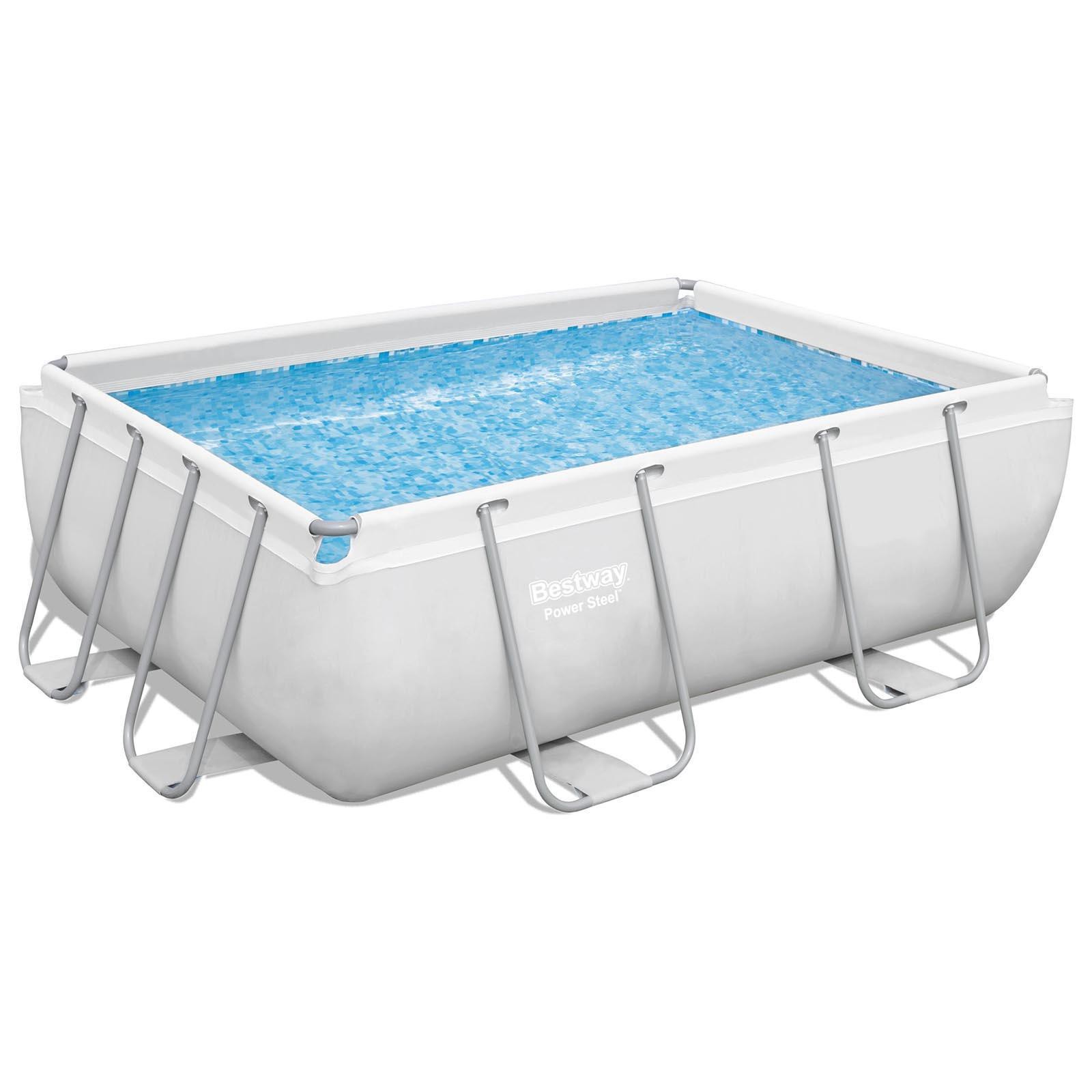 Бассейн каркасный 282х196х84 см 3662 л Bestway Power Steel (ф/насос) 58510