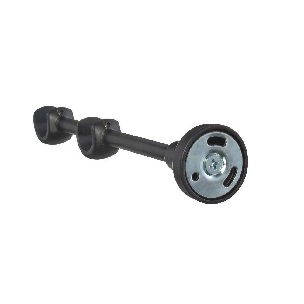 Карниз двухрядный Renome-10 d19 мм 200 см черный многогранник