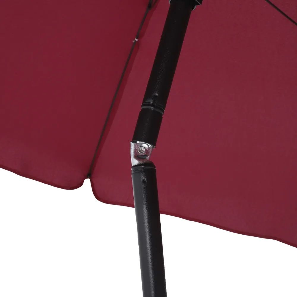 Зонт садовый Nolita d1,6 м h2 м бордовый