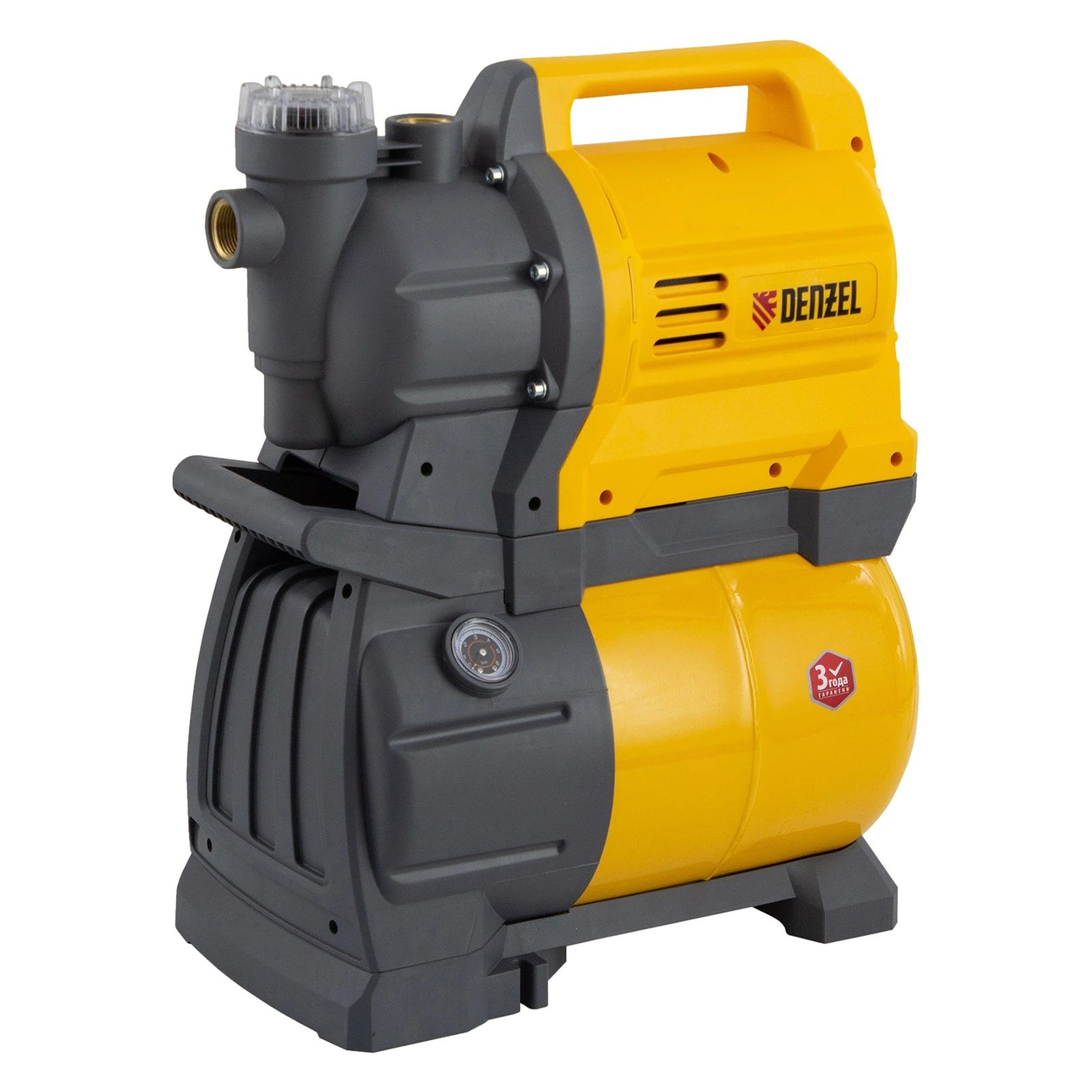Станция насосная Denzel PSХ1300 1300 Вт 4500 л/ч ресивер 24 л Н48 м
