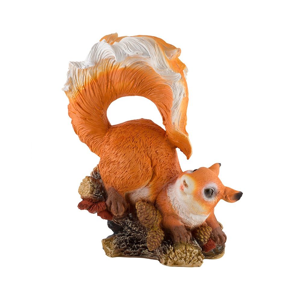 Фигура садовая Белка с пушистым хвостом h33 см 169346