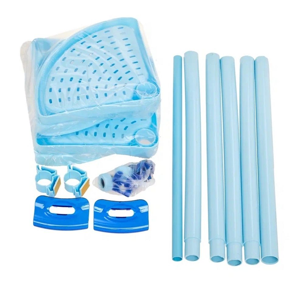 Полка для ванной Prima Nova № 02 голубая