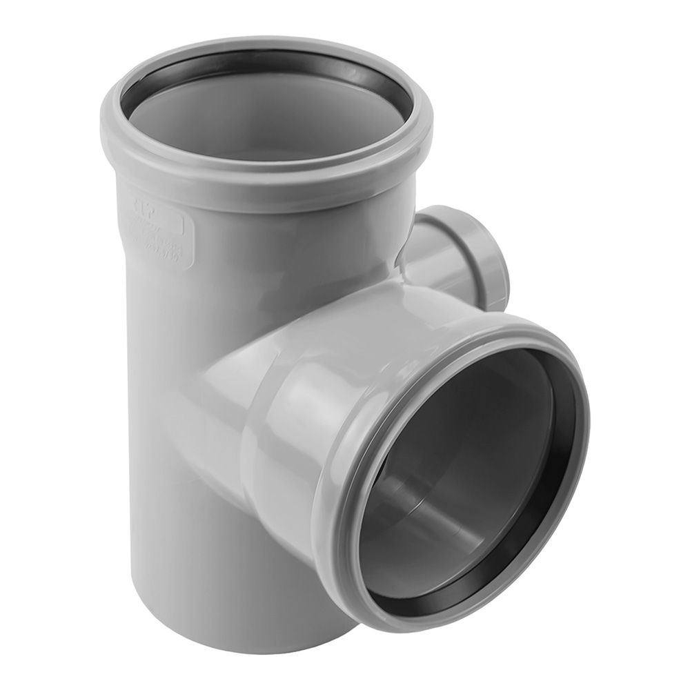 Крестовина двухплоскостная канализационная 110х110х50 мм 87° правая