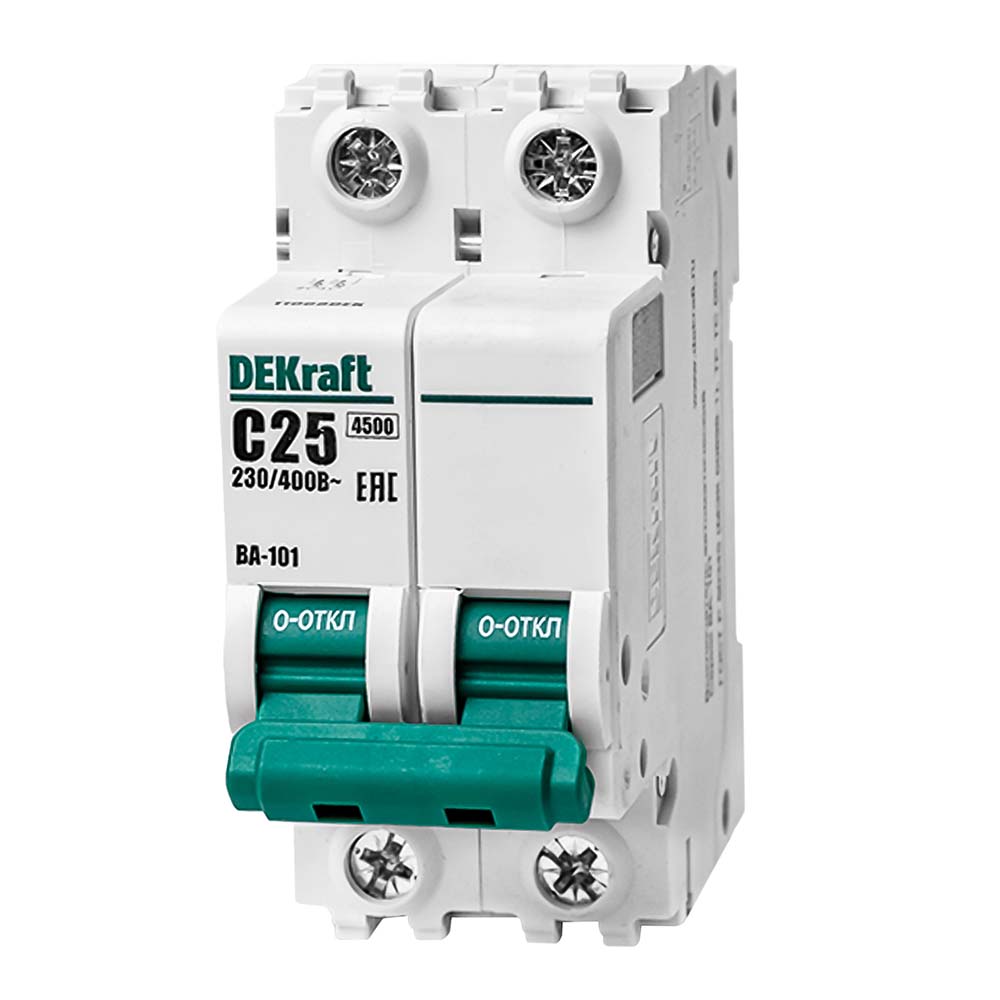 Выключатель автоматический модульный 2п С 25А 4,5кА ВА-101 SchE 11068DEK