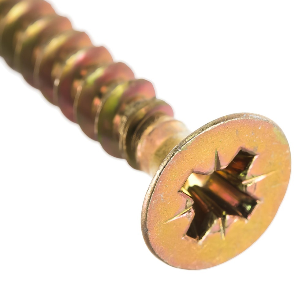 Шуруп 5х60 мм желтый цинк 7 шт