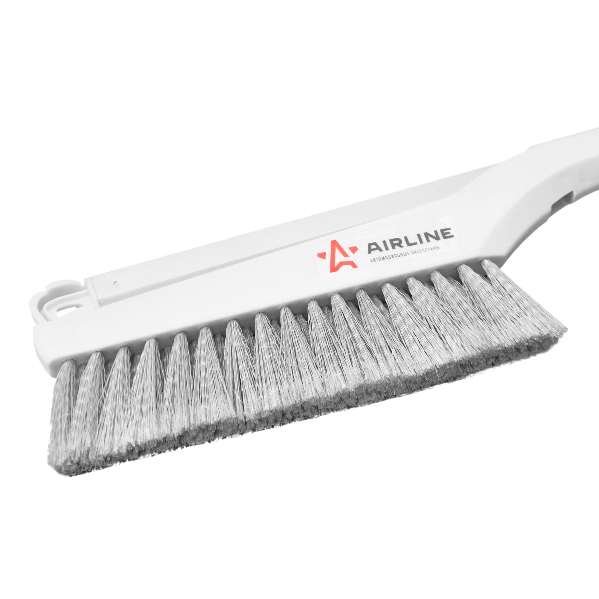 Щетка от снега и льда с плоской телескоп.рукояткой с мягкой распушённой щетиной 60-88 см AB-R-10R