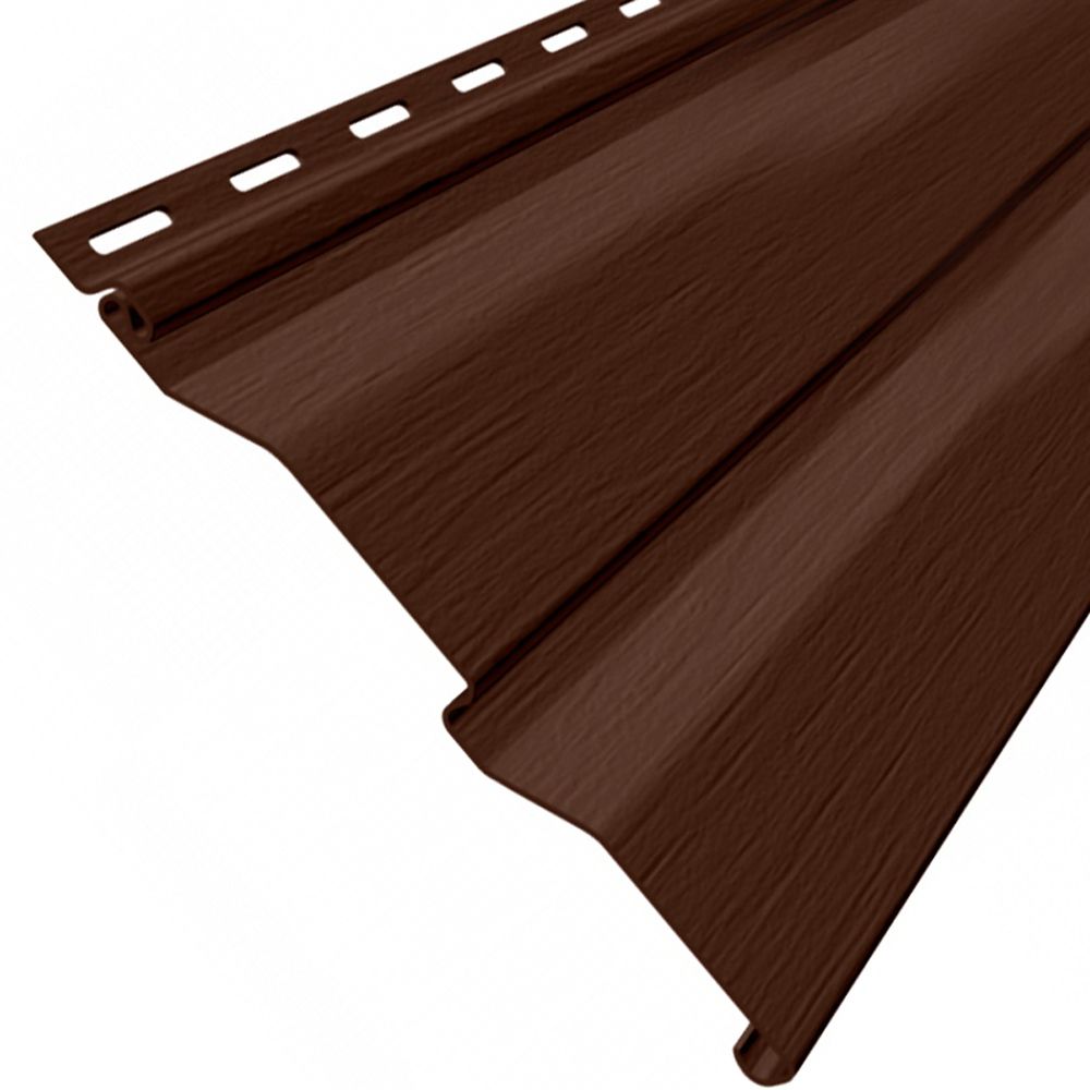 Сайдинг акриловый GL D4 Корабельный брус 200х3000 мм Дуб темный