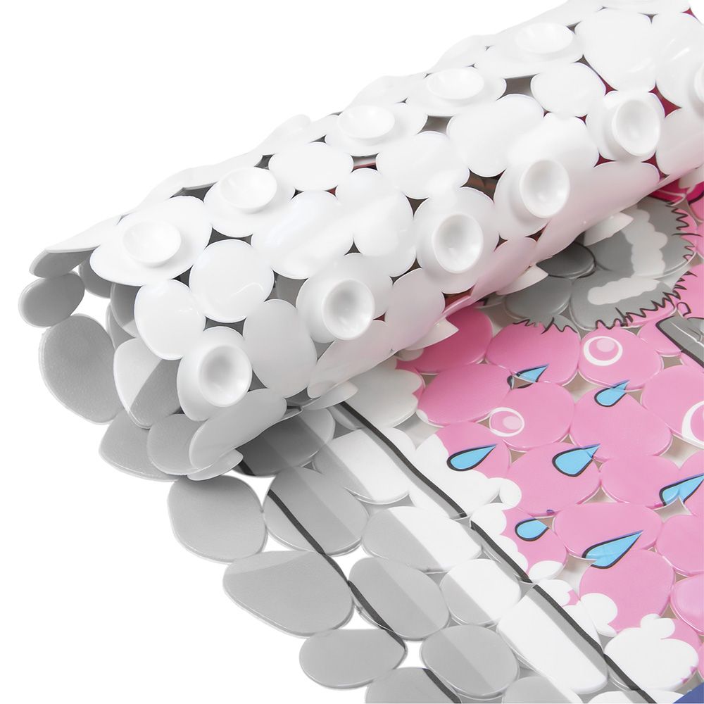 Коврик детский для ванны Веселое купание 36х69 см Мишка с бантиком