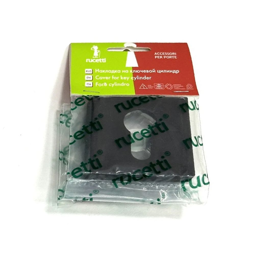 Накладка на цилиндр Rucetti RAP KH SLIM-S BL черный