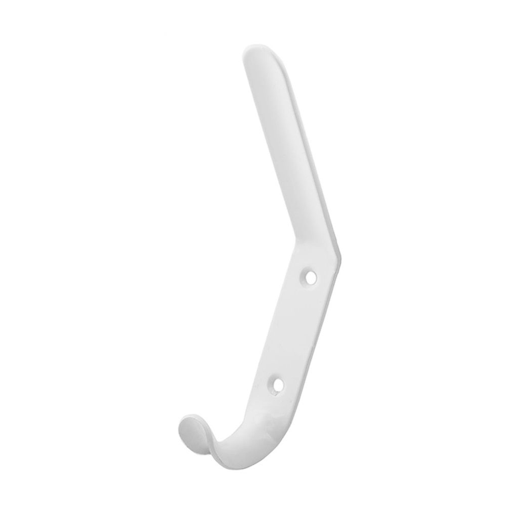 Крючок мебельный двойной № 4 белый