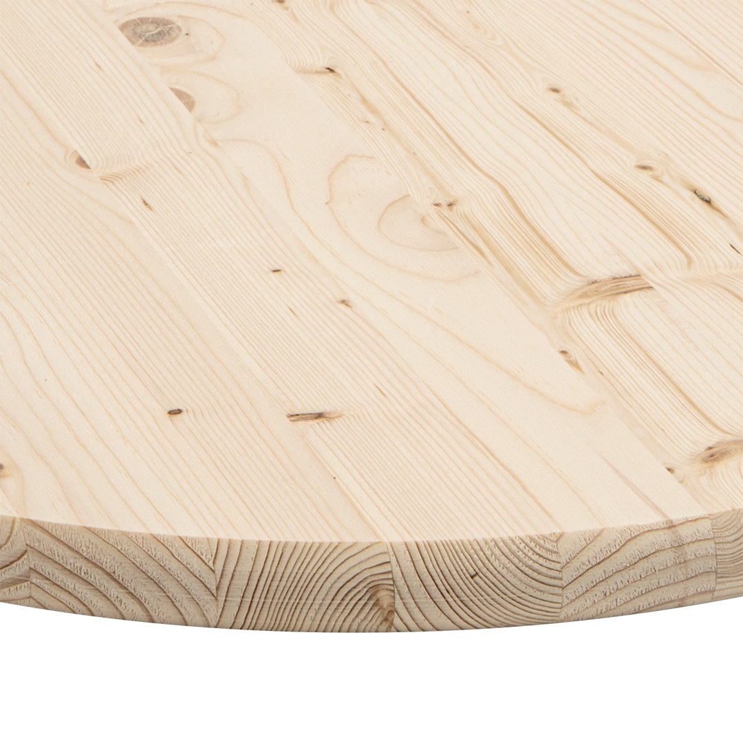 Столешница 28 мм d600 мм круглая деревянная