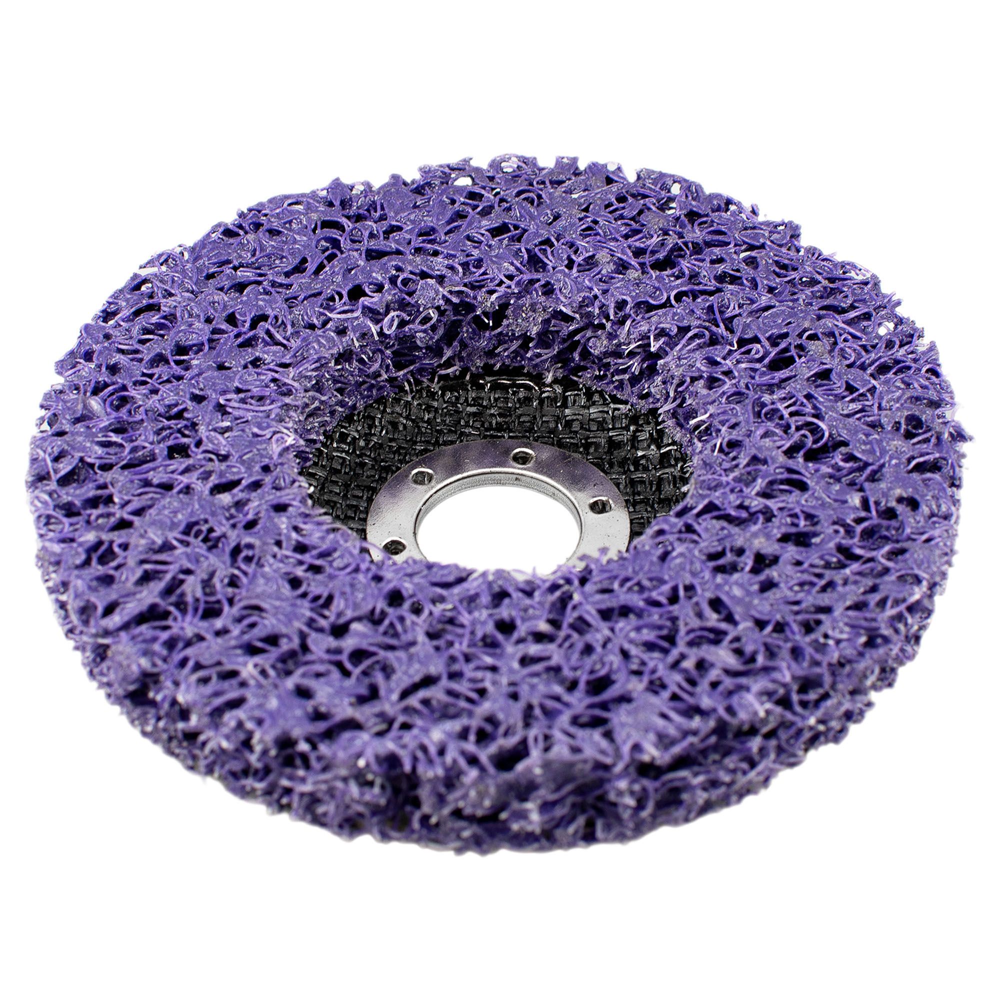 Круг зачистной полимерный коралловый Purple зернистость очень грубая extra coarse 125х22,2х15 мм