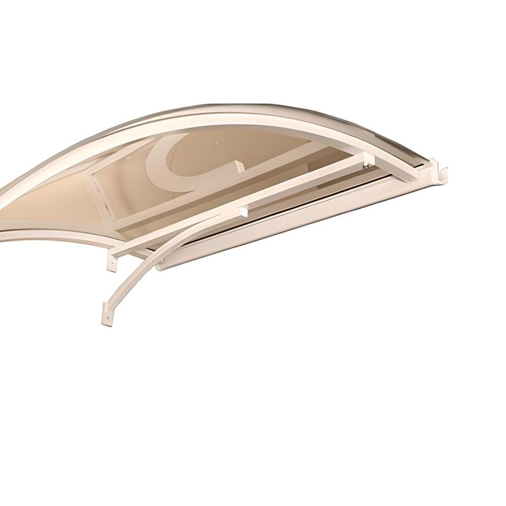 Козырек в разобранном виде K6-S 1400x900 мм серебро