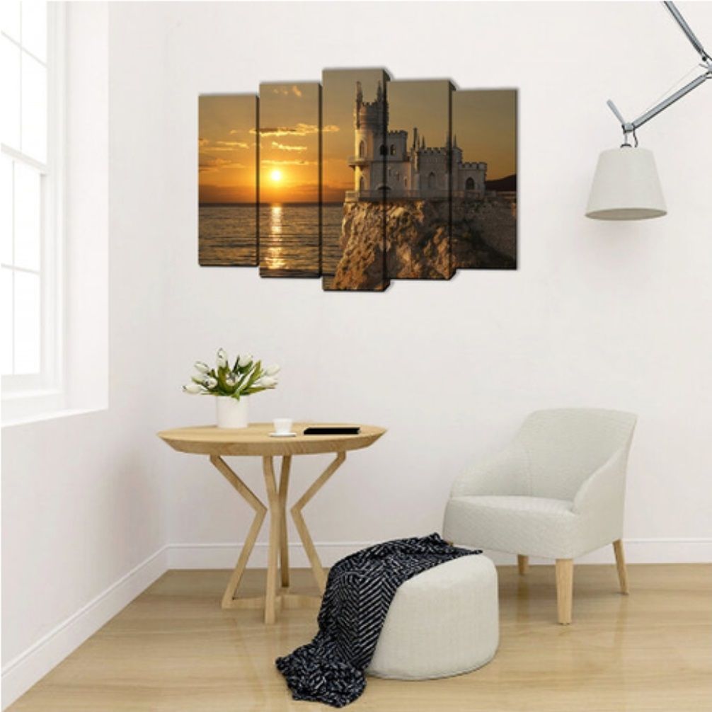 Картина-Пятимодуль V-208 (125х80) Ласточкино гнездо