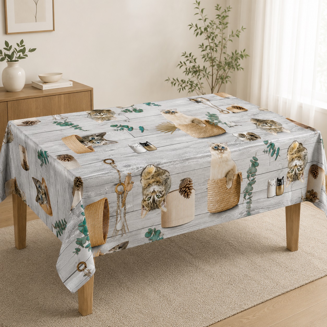 Клеенка ПВХ на нетканой основе Moderno 6385-02 1,4 м