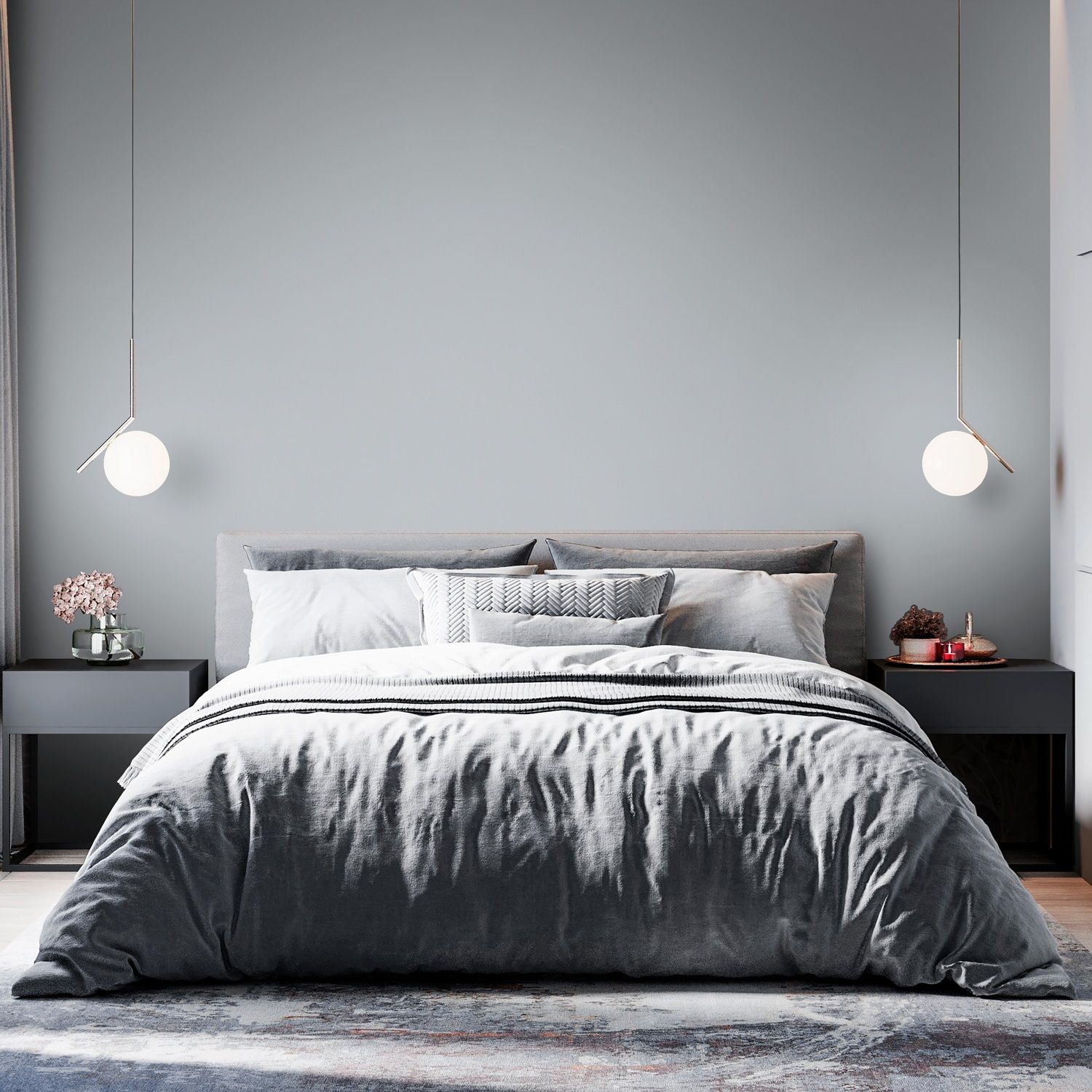 Обои 8969-07 WallSecret Basic 1,06х10,05 м Air фон серый