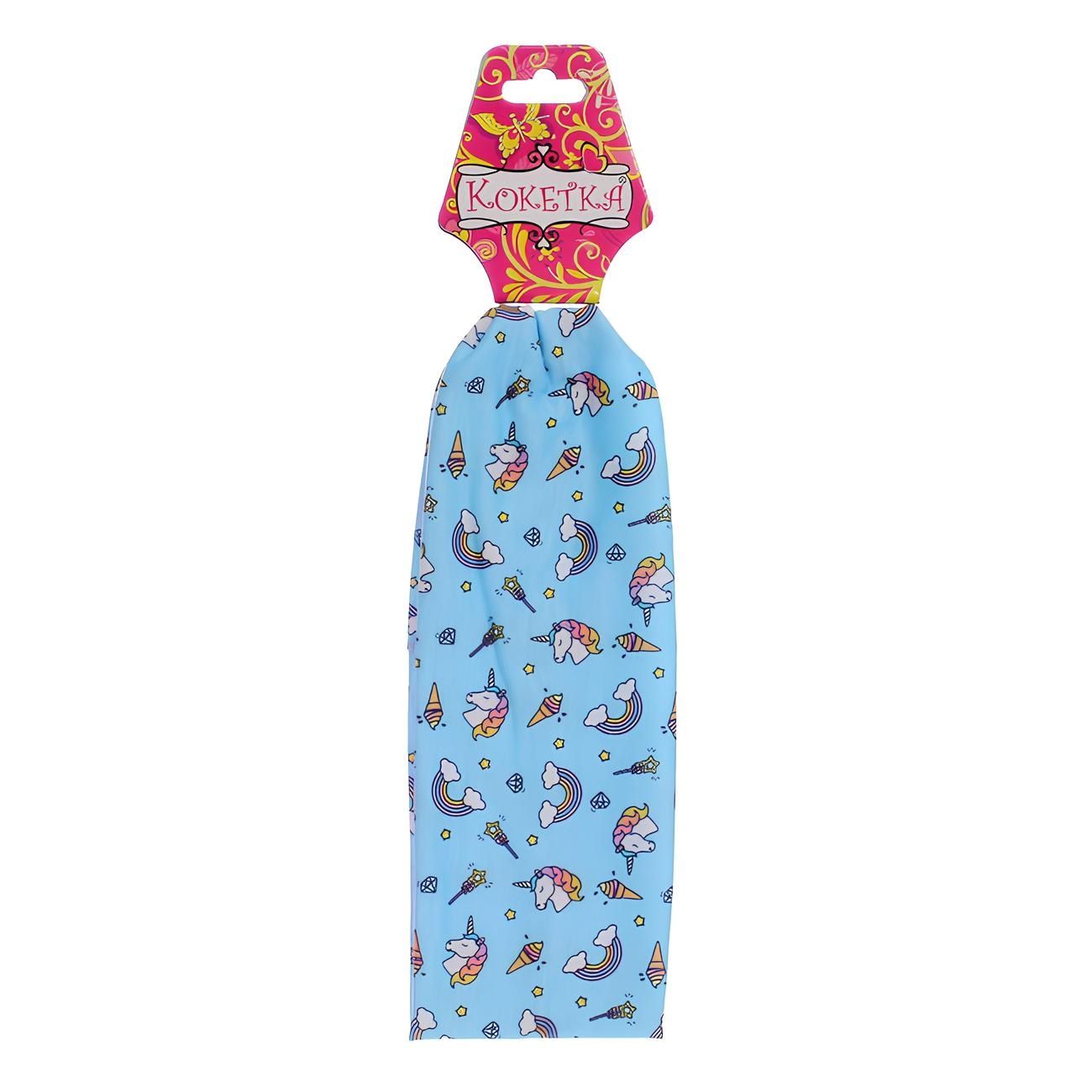 Повязка на голову детская Розовое Облако звездопад микс 6,5х20 см