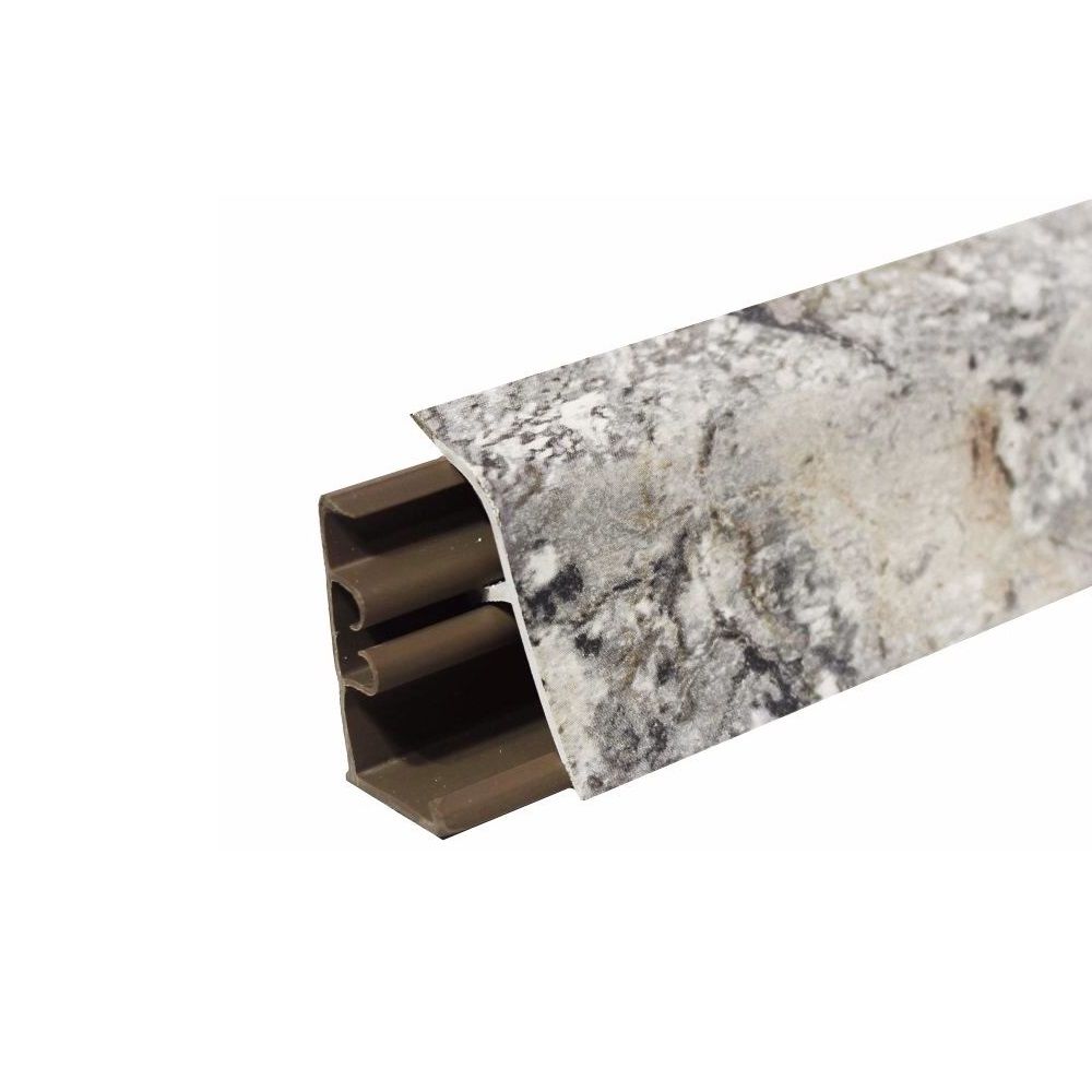 Плинтус для столешницы 3 м LB-38 6086 Мрамор серый