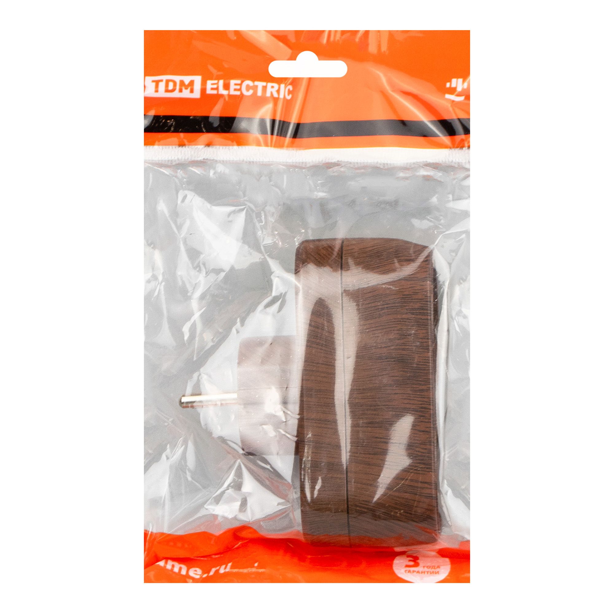 РАЗВЕТВИТЕЛЬ 2 роз. 16А Эко бук, земля (линейный) SQ1806-0079 TDM