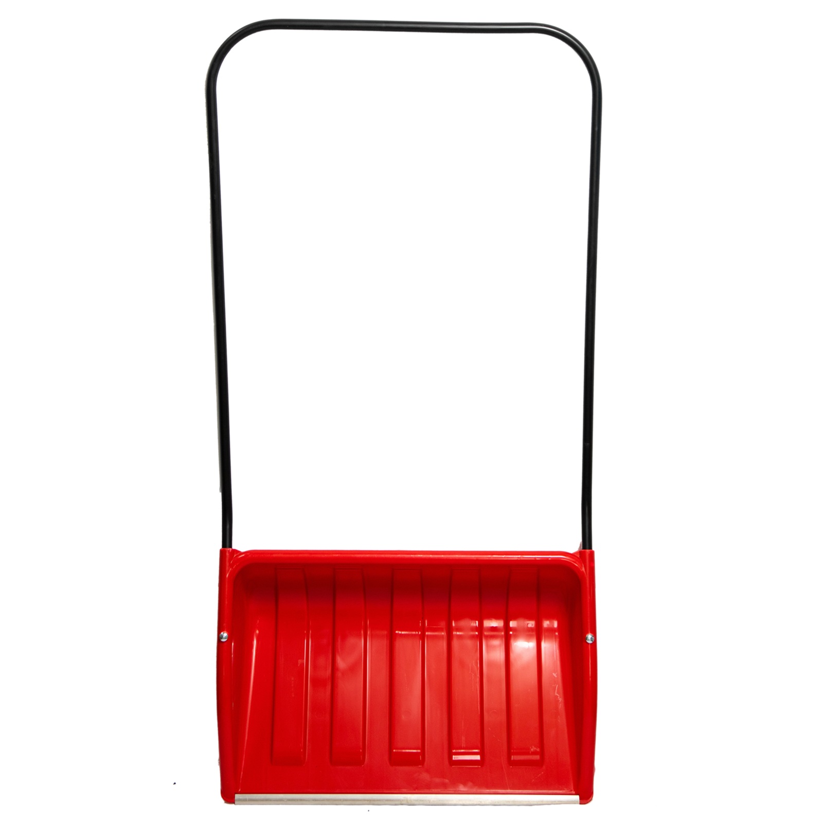 Скрепер для снега полипропиленовый 690х470х1420 мм стальной черенок Carbolux