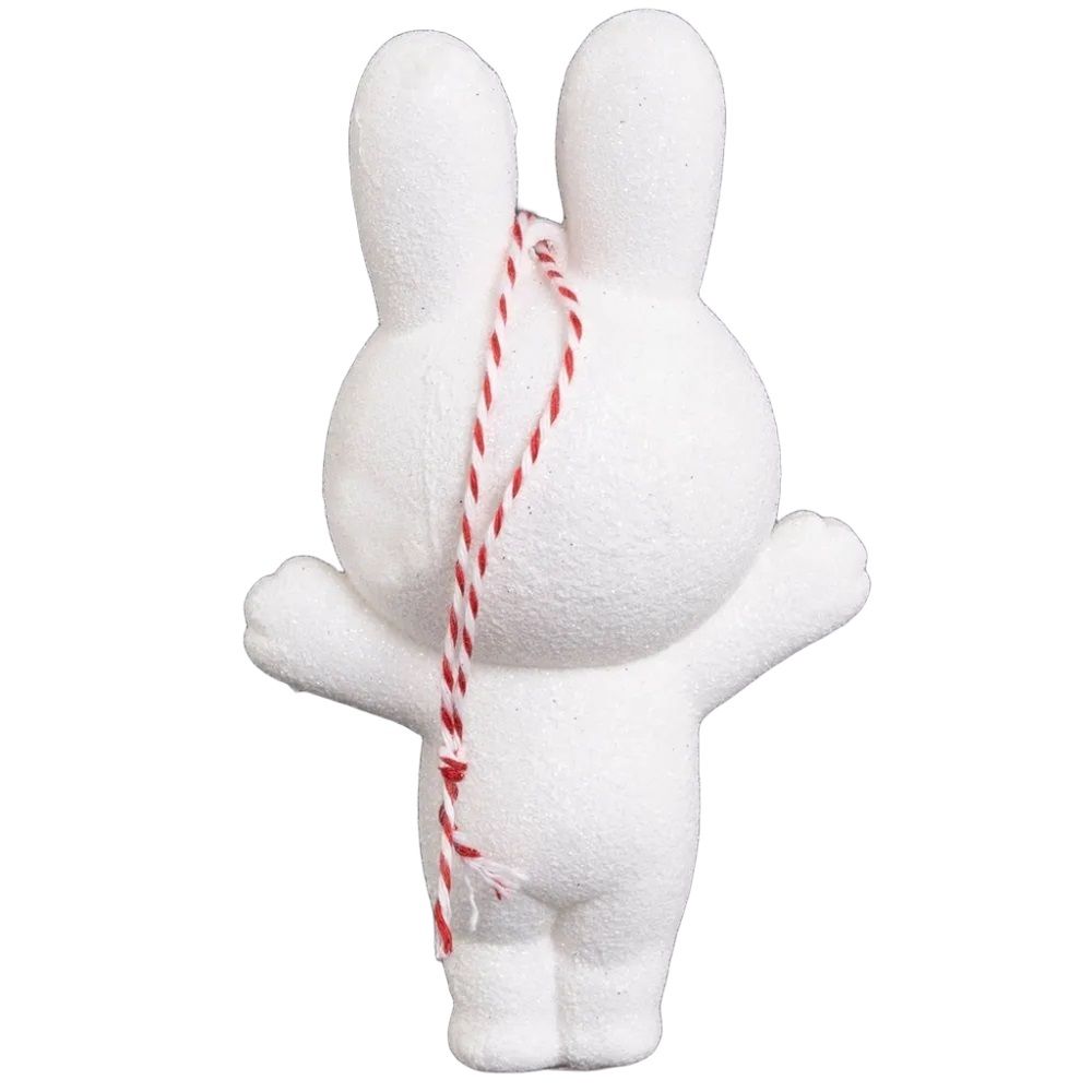 Украшение новогоднее Зайка 5,5х3,4х2 см 10123-0993