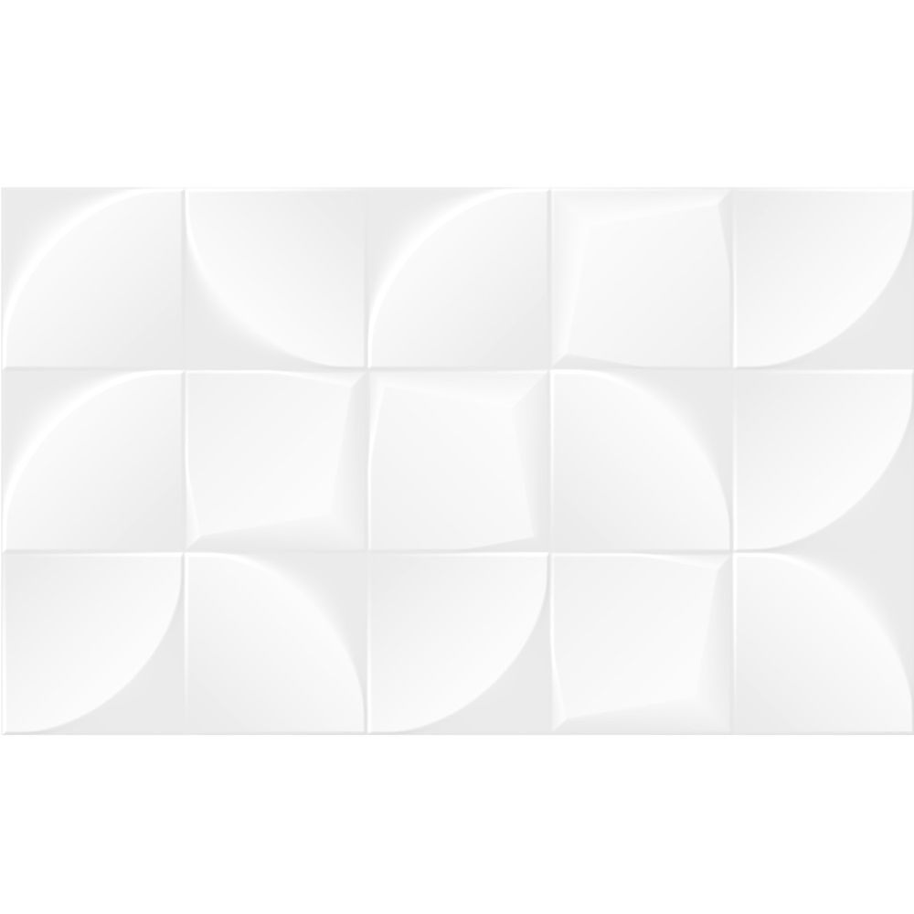 Плитка настенная Gracia Ceramica Nature white wall 02 30х50 см белая 1,2 м2