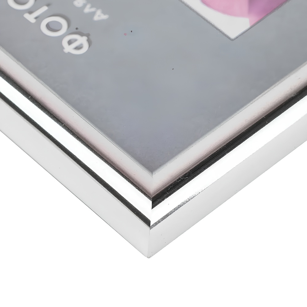 Фоторамка Image Art Радуга 30х40 см пластиковая со стеклом серебро