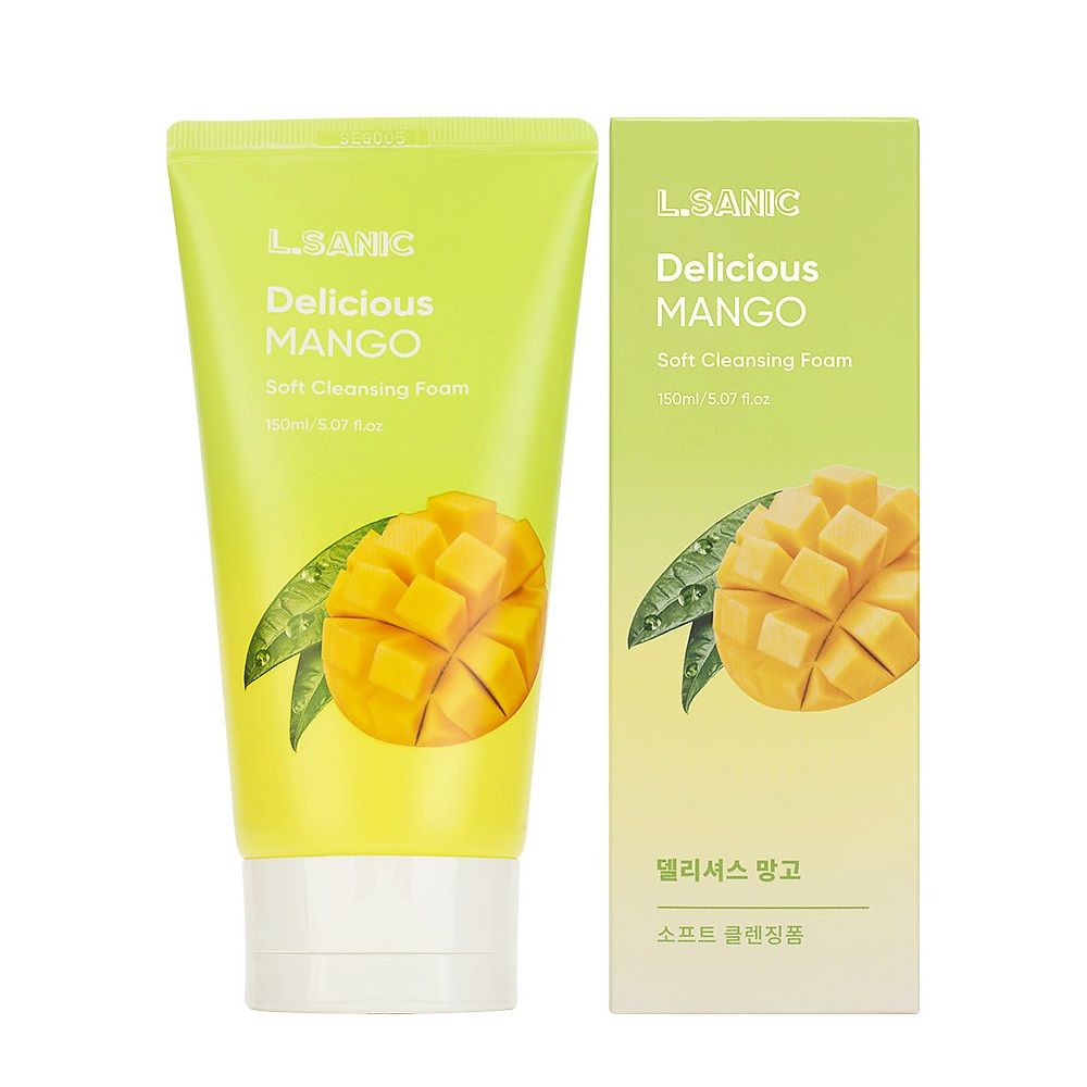 Пенка для умывания L.Sanic Очищающая с экстрактом манго 150 мл