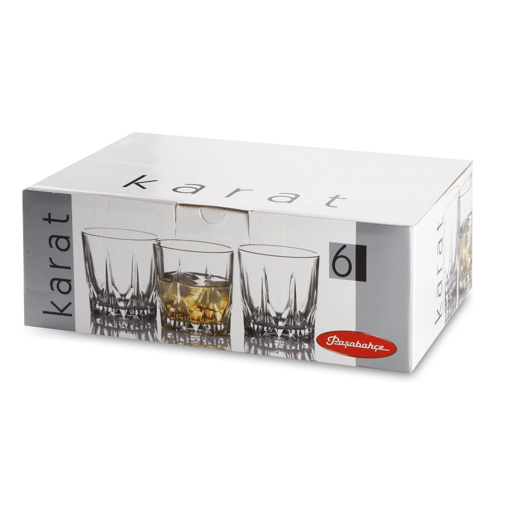 Набор стаканов для виски Pasabahce Карат 6 шт 295 мл