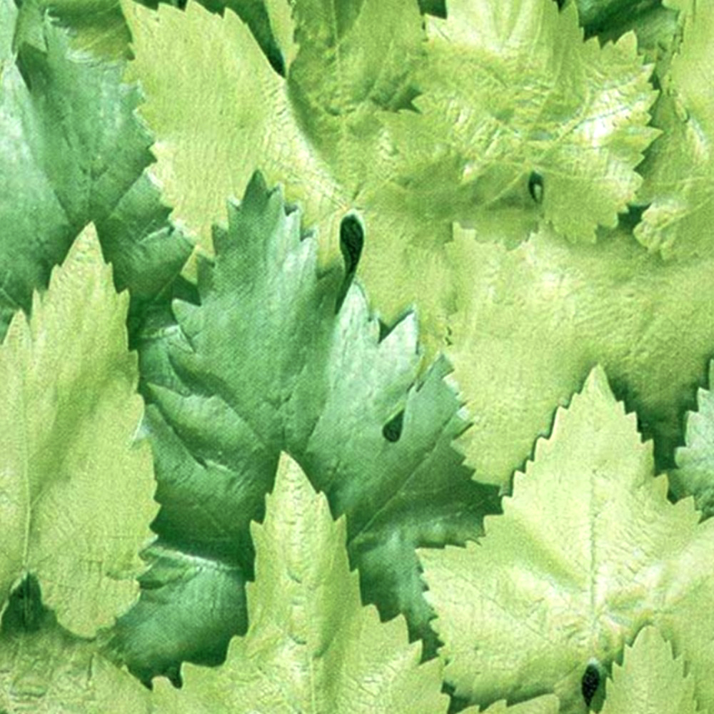 Пленка самоклеящаяся Deluxe/FARBE 0,45 х 2 м 3982 зеленые листья