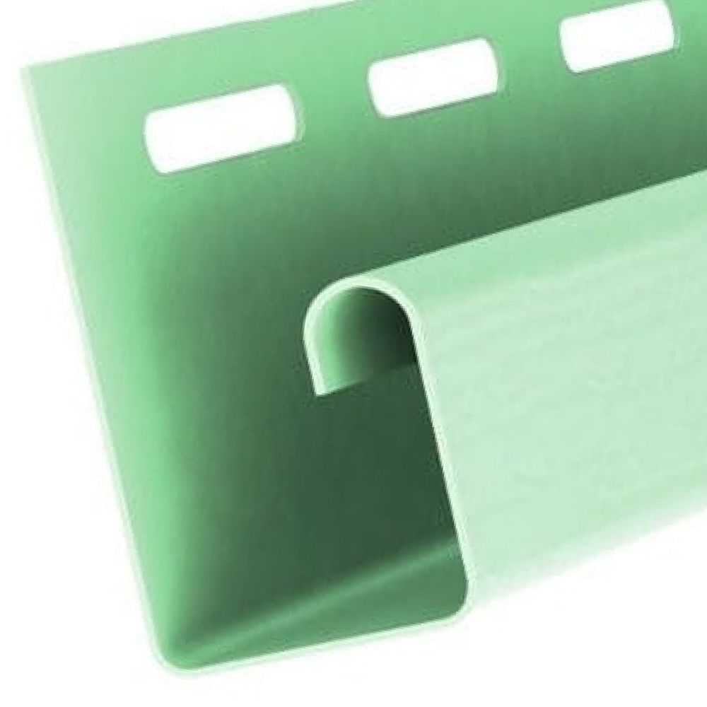 J-профиль двухслойный GL 3000 мм салатовый