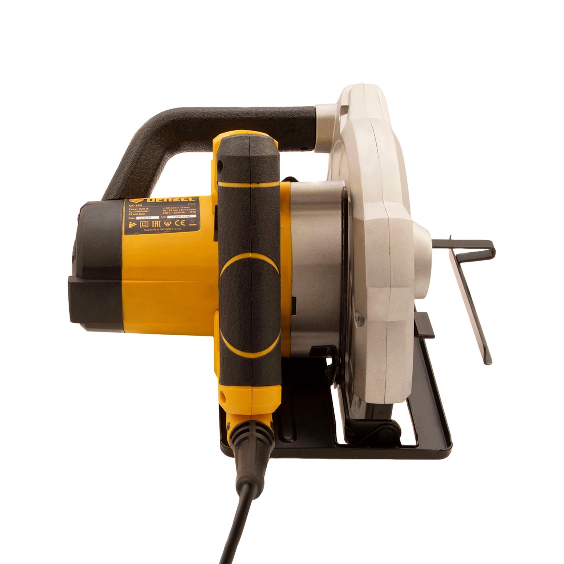 Пила циркулярная Denzel CS-185 1500Вт 185 мм