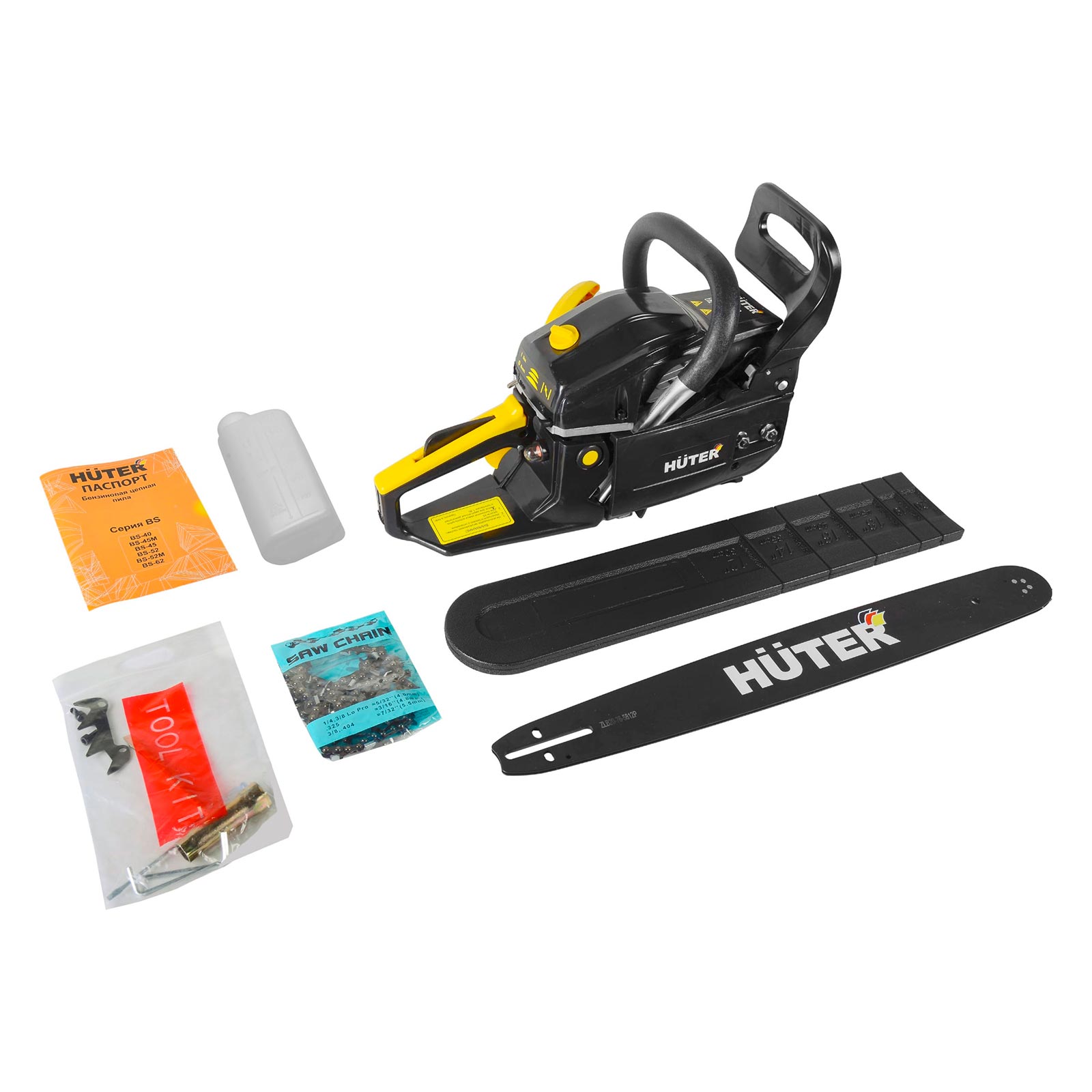 Пила цепная бензиновая Huter BS-45M 3,1 л.с. шина 16"/40 см