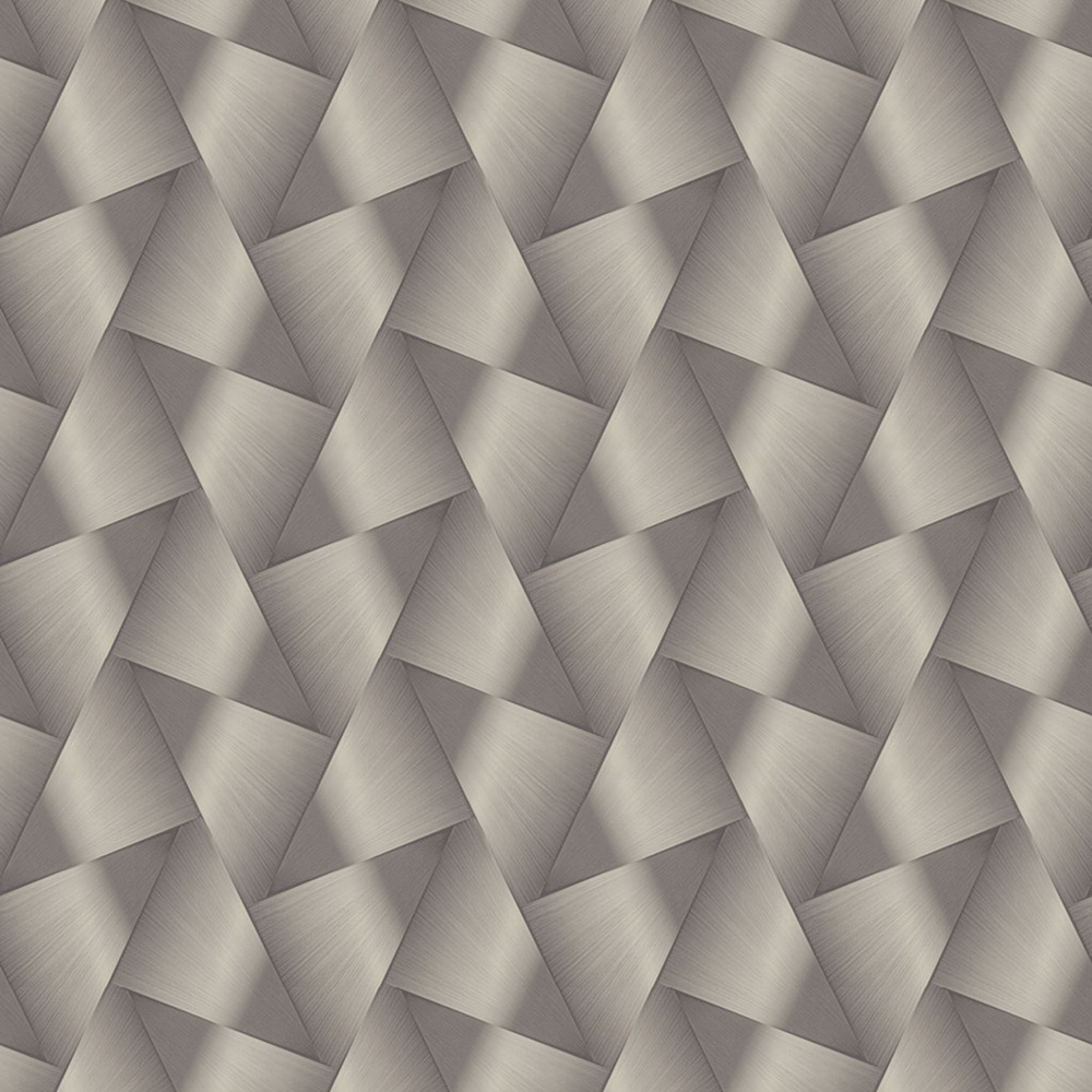 Обои Euro Decor Halo 7342-23 серые геометрия 1,06х10 м