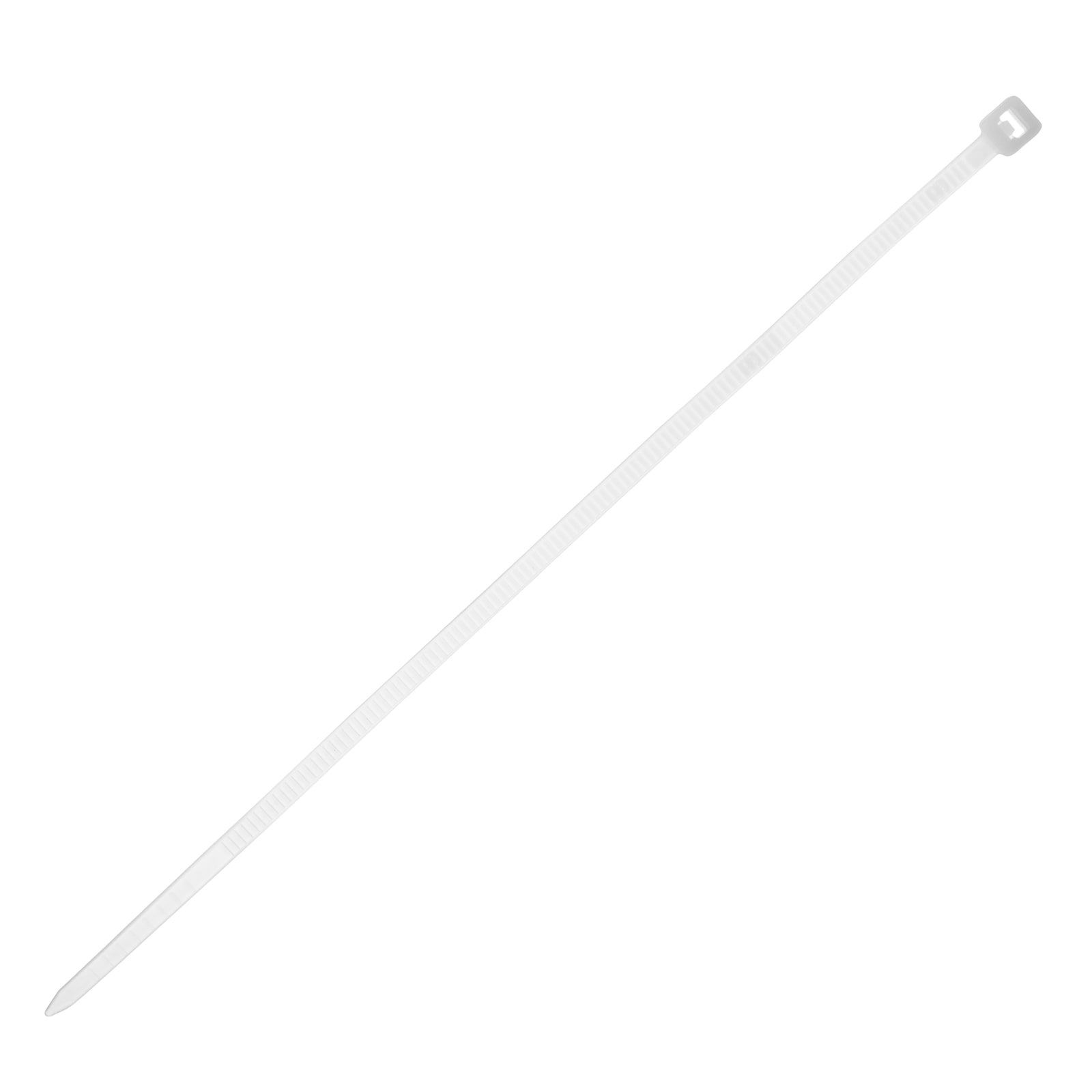 Хомуты нейлоновые 200х2,5 мм белые 100 шт