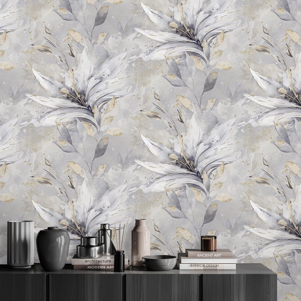 Обои 286317 Victoria Stenova 1,06х10 м Lillian серый