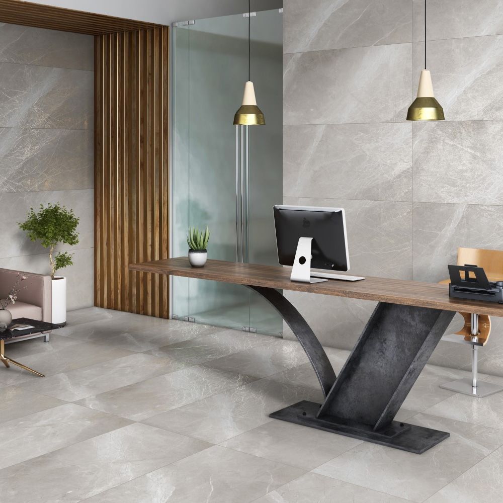 Керамогранит Realistik Asti Grey carving 60х120 см серый 1,44 м2