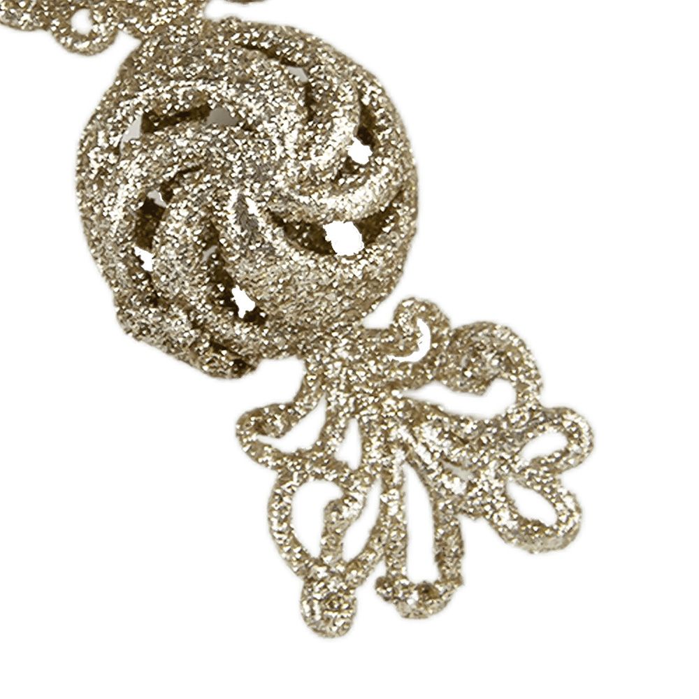 Подвеска Конфетки 10 см золотая 2 шт