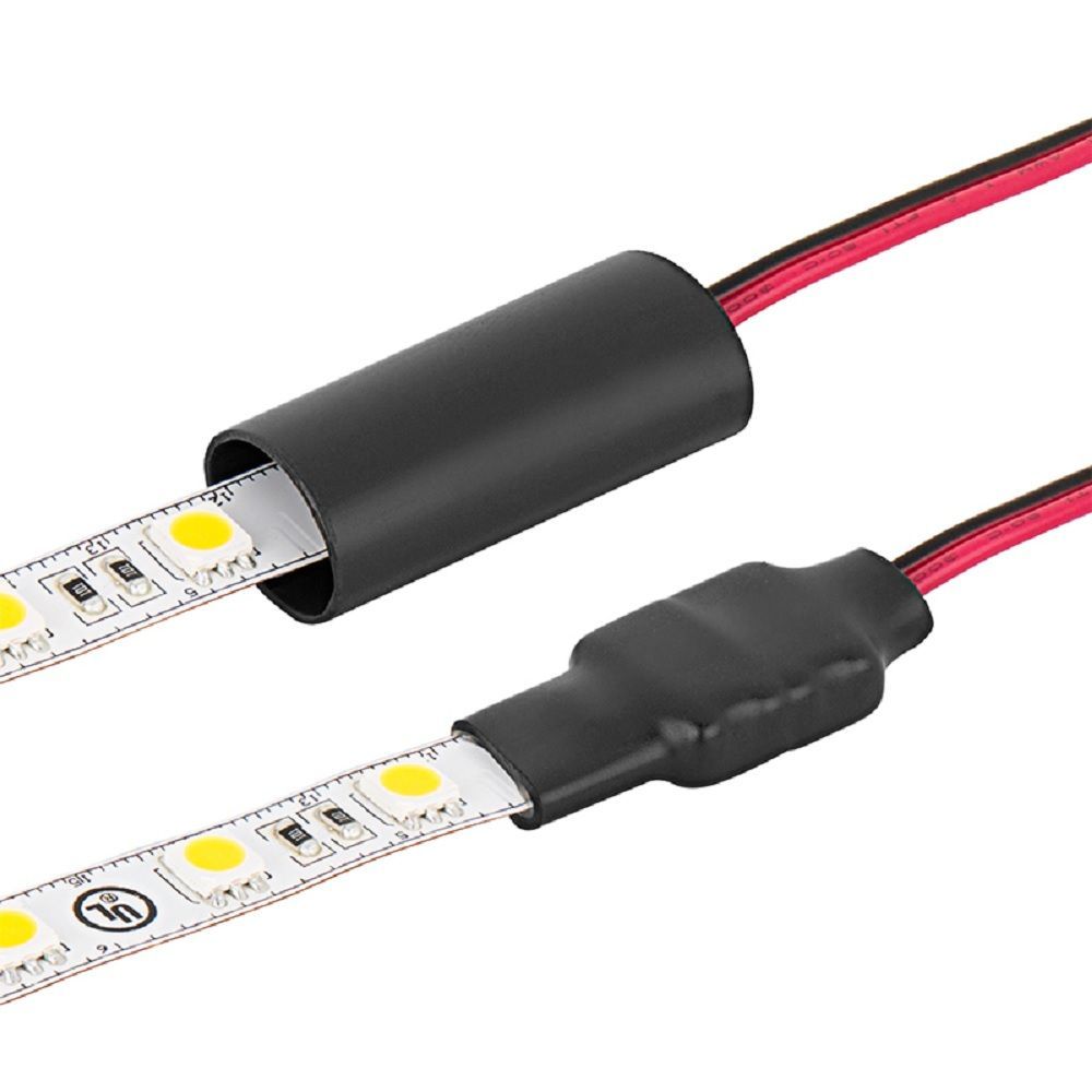 Трубка термоусадочная клеевая Rexant 8/2 мм (4:1) 1 м черная