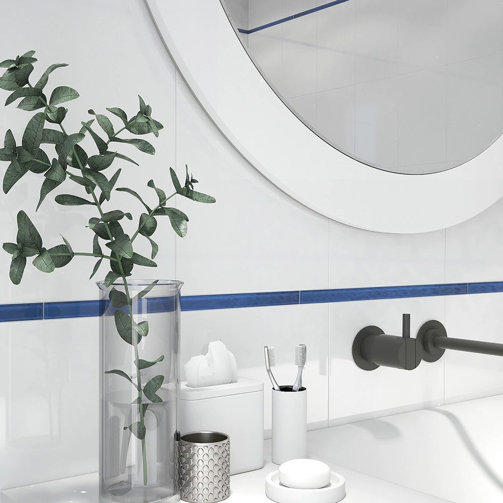 Плитка настенная Керамин Юки/Полар 27,5х40 см белая 1,65 м2